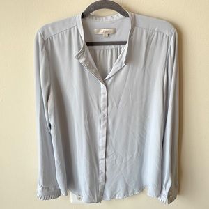Loft pale blue blouse